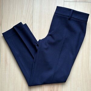Club Monaco Textured Dress Pant Trouser. Navy Blue. Size 4